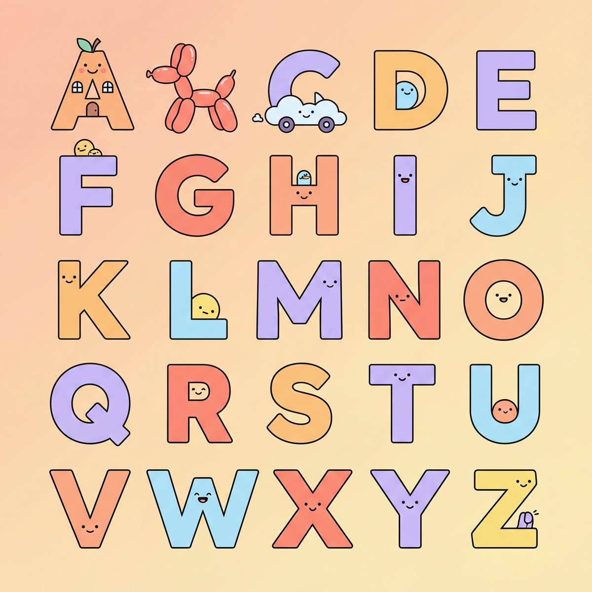 letter-alphabet-learning therapy material