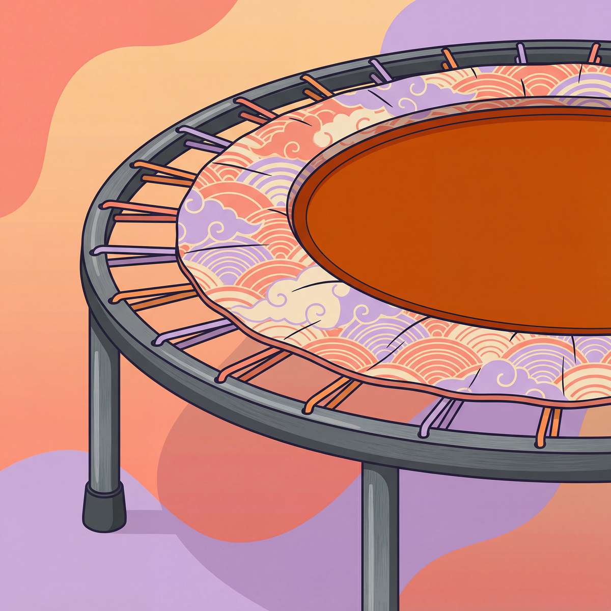 mini-trampoline-rebounde therapy material