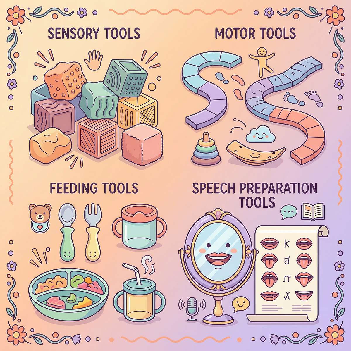 oral-motor-feeding-tools therapy material
