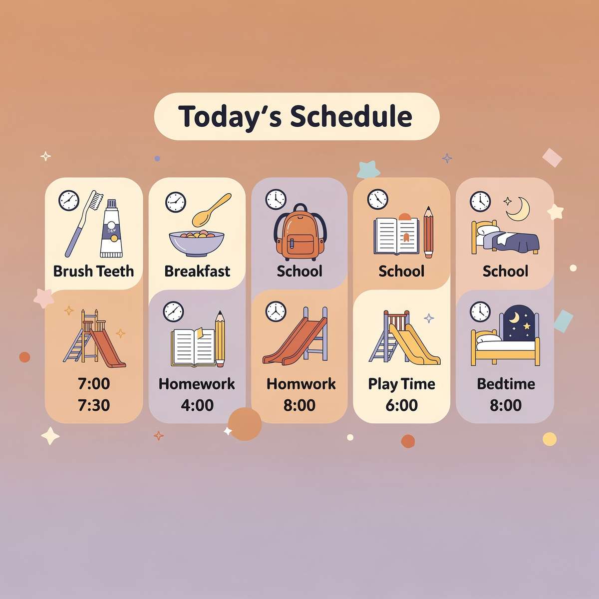 visual-schedule-system therapy material