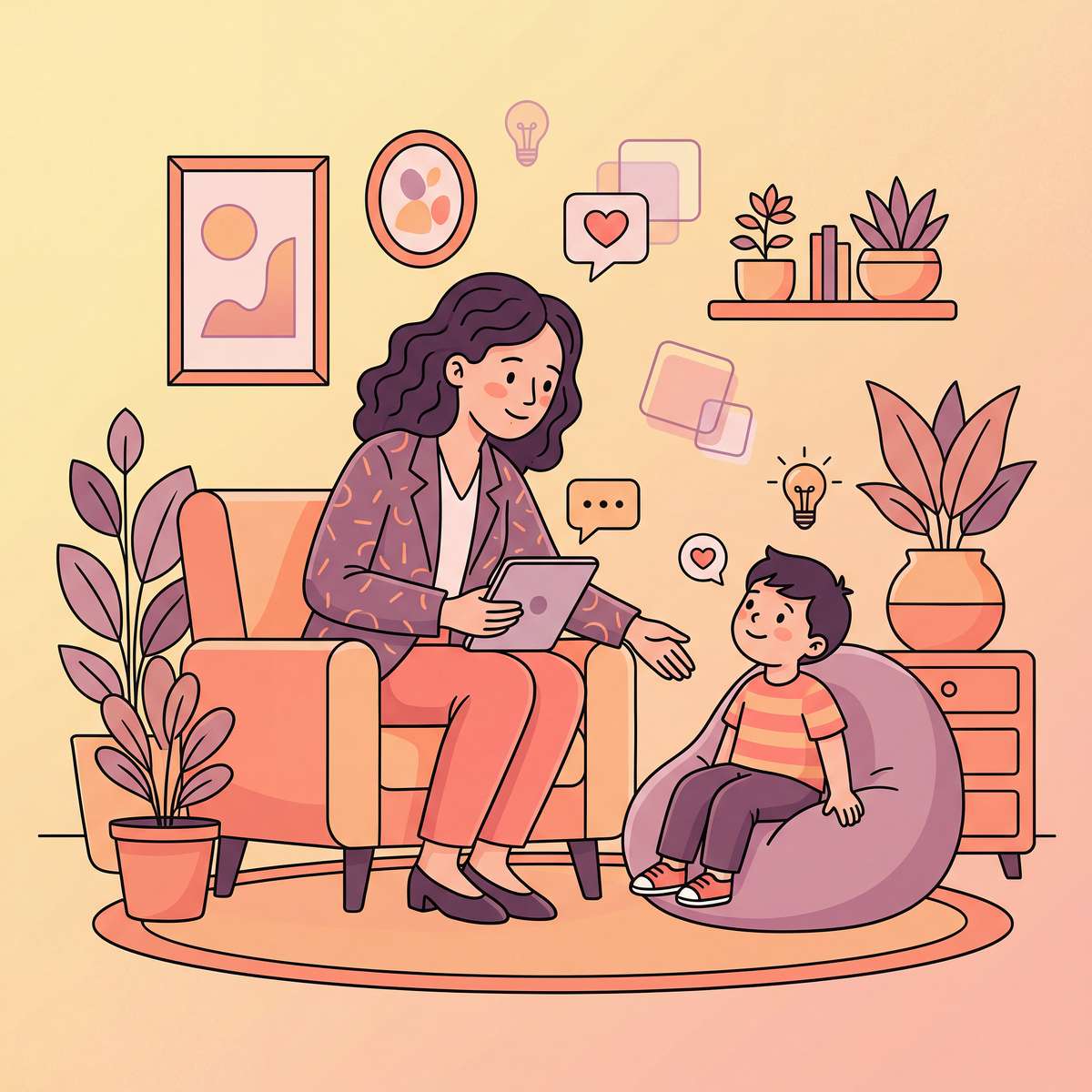 worry-eater-emotion-plush therapy material