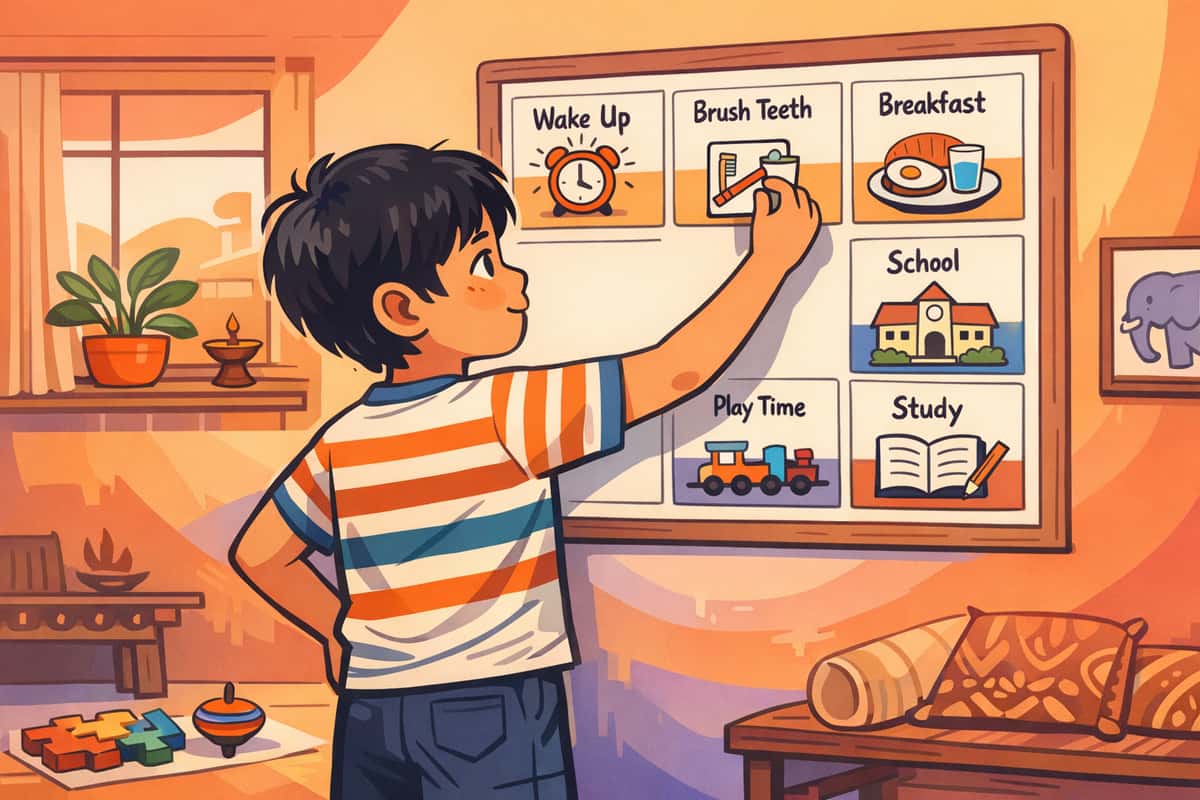 Visual Schedule System for Autism | Pinnacle Blooms