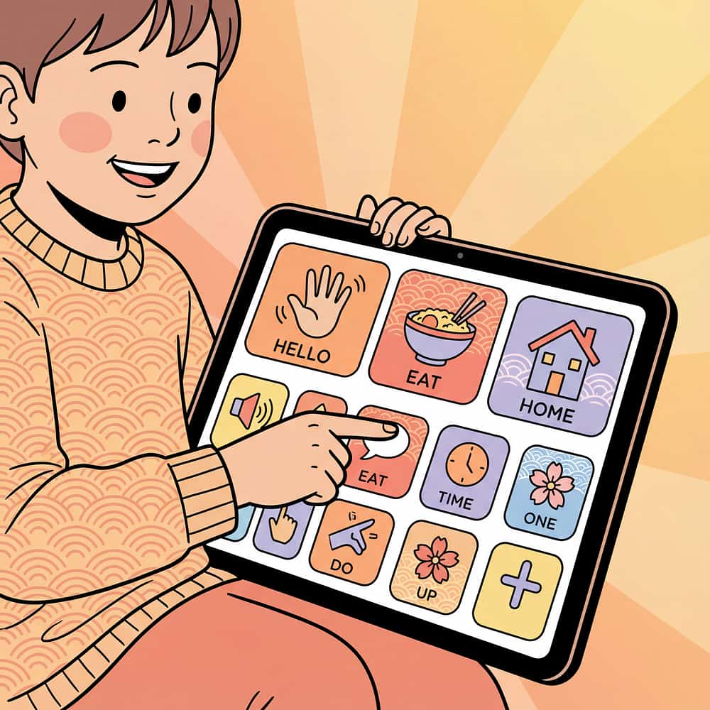 aac-device-speech-generating-app therapy material