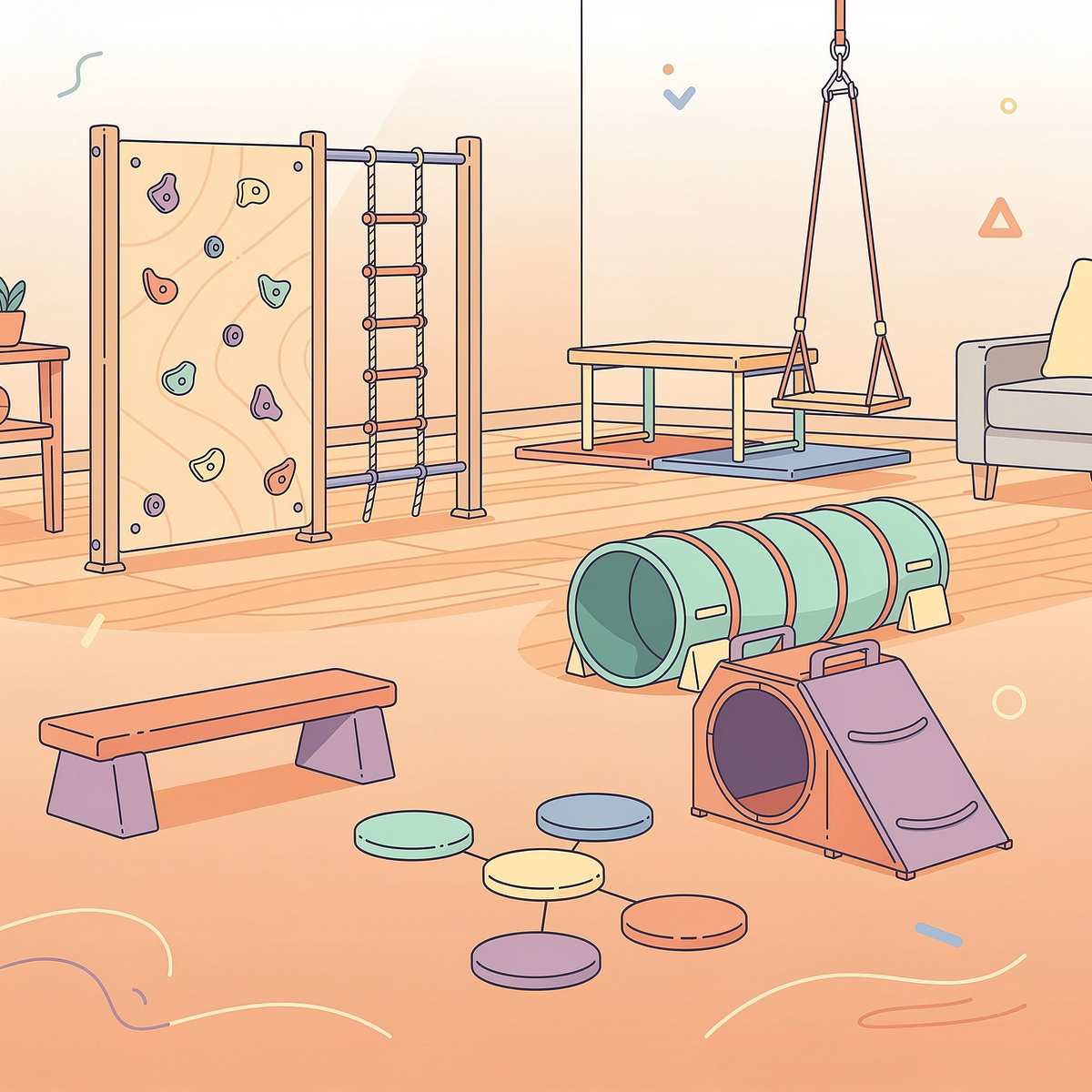 climbing-gross-motor-equipment therapy material