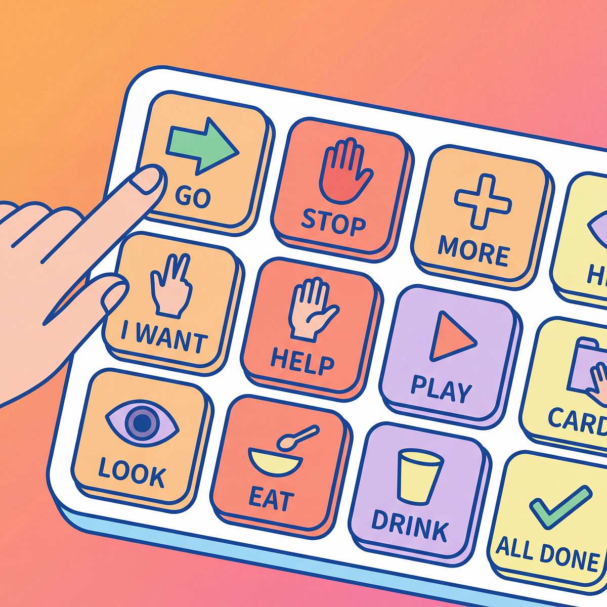 communication-boards-low-tech-aac therapy material