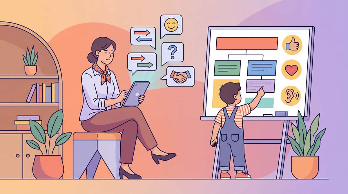 conversation-visual-supports therapy material