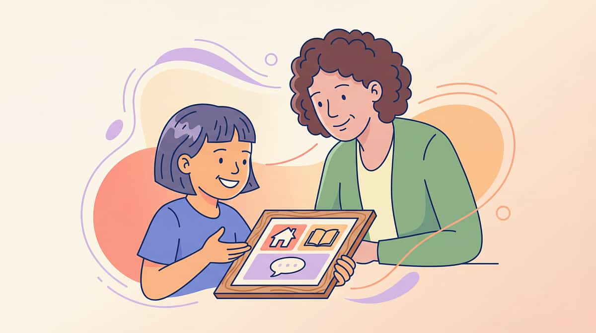 conversation-visual-supports therapy material