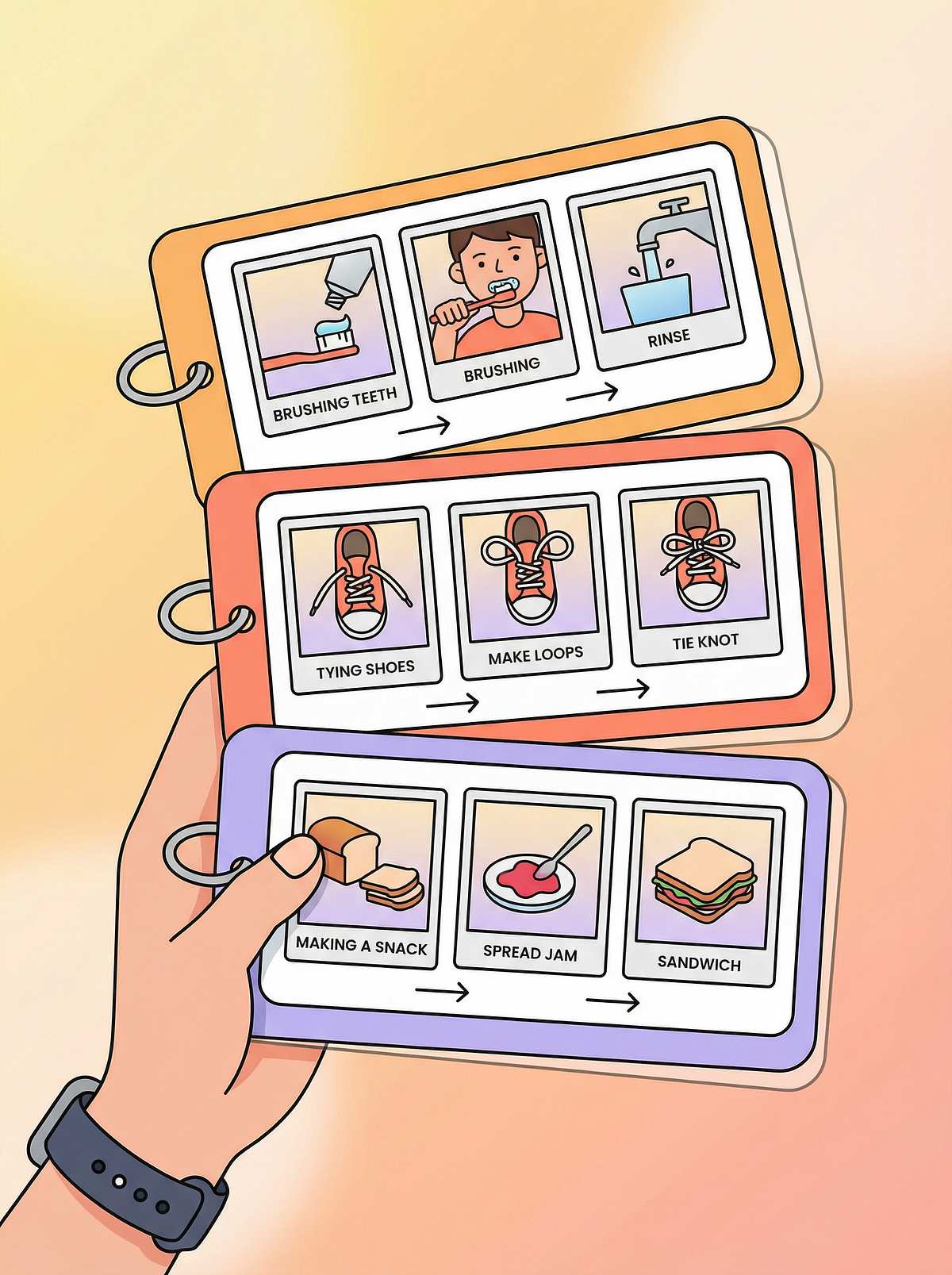 daily-living-skills therapy material