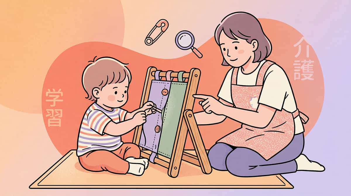 dressing-frames-button-practice therapy material