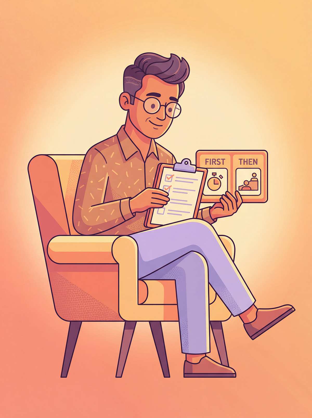 first-then-board-contingency-visual therapy material