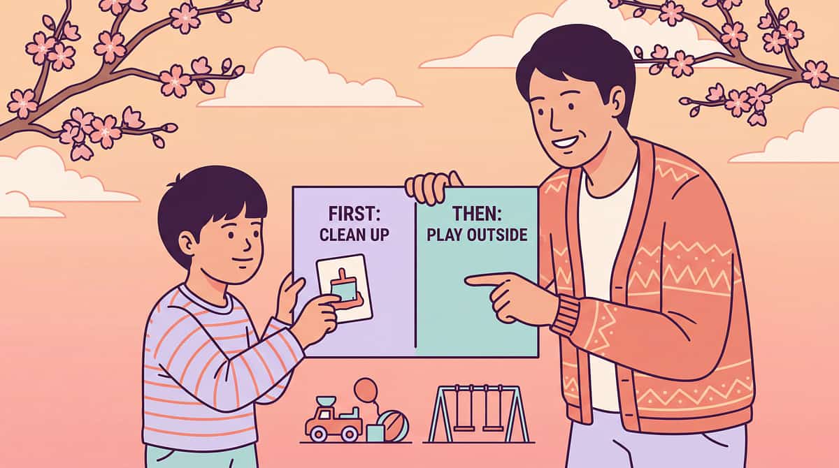 first-then-board-contingency-visual therapy material