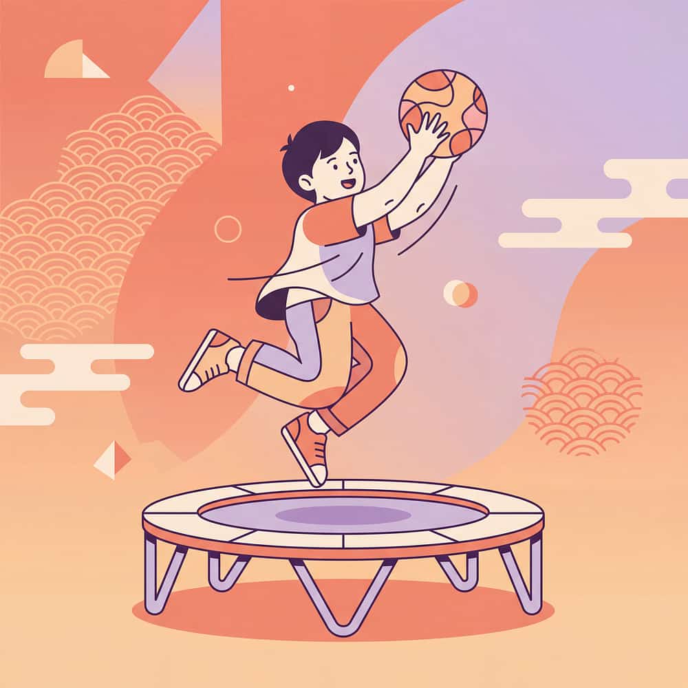 mini-trampoline-rebounde therapy material