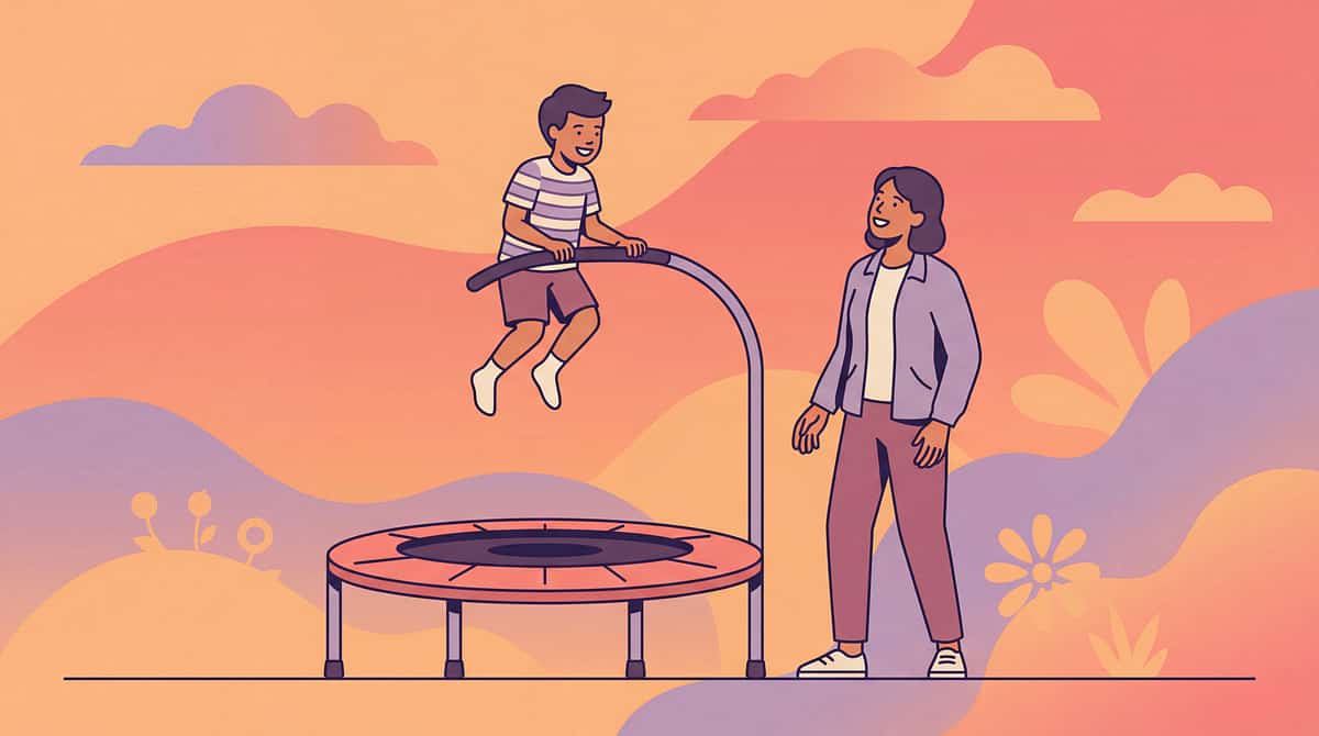 mini-trampoline-rebounde therapy material
