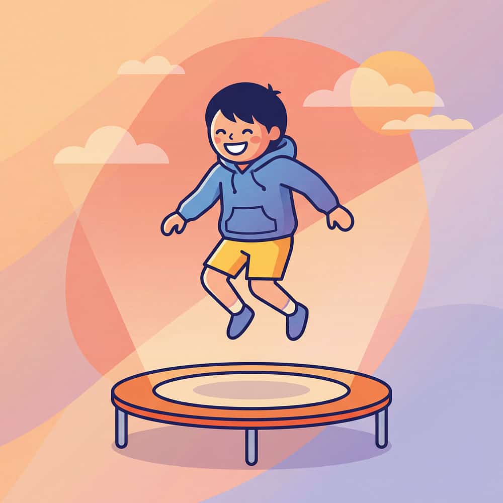 mini-trampoline-rebounde therapy material
