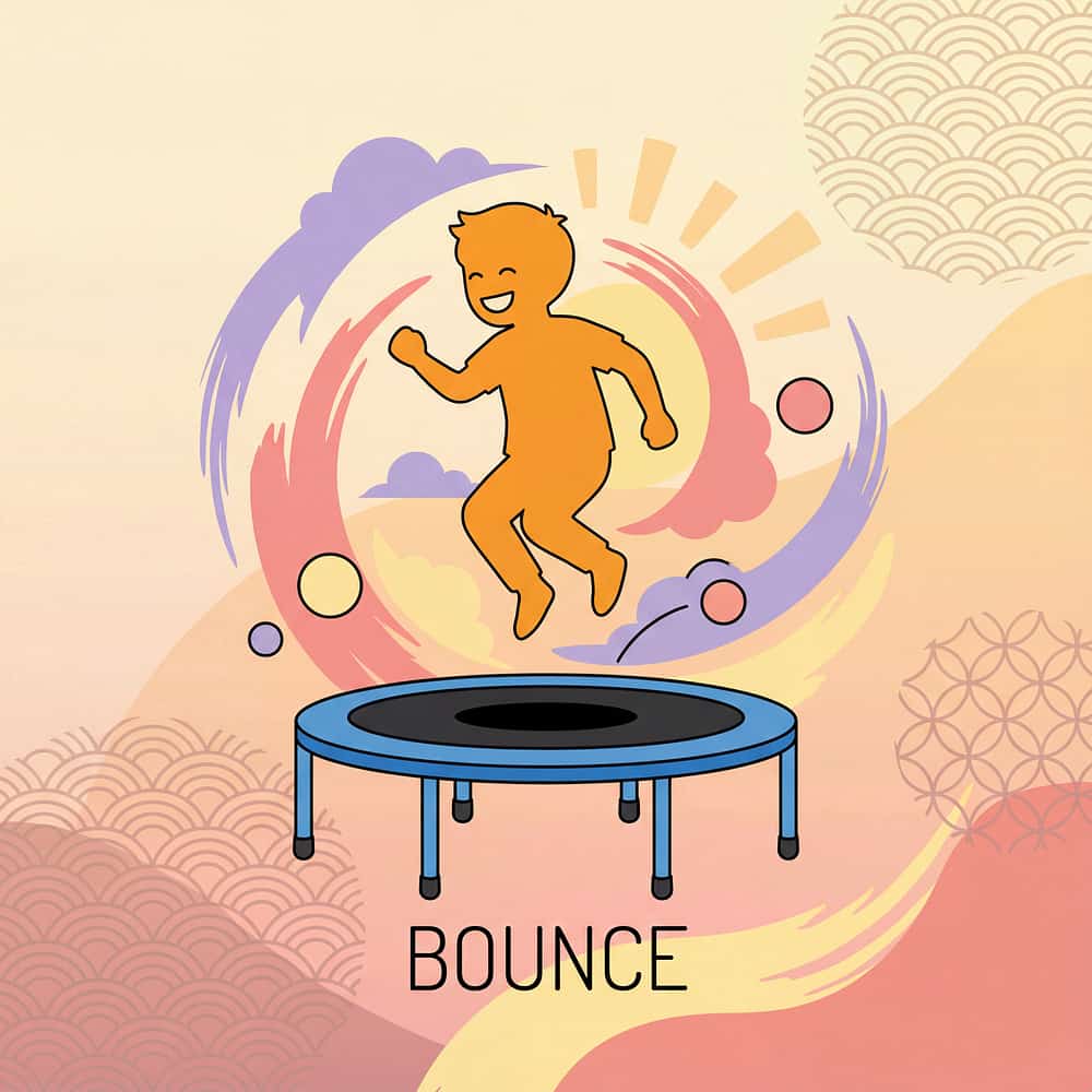 mini-trampoline-rebounde therapy material