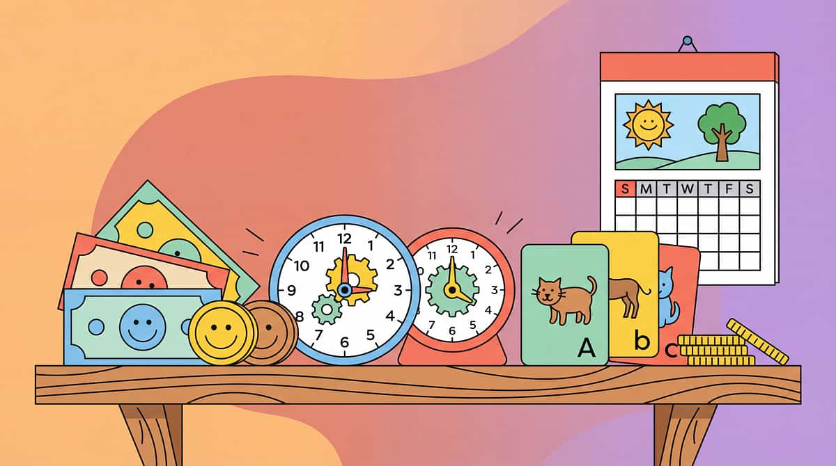 money-time-concept-tools therapy material