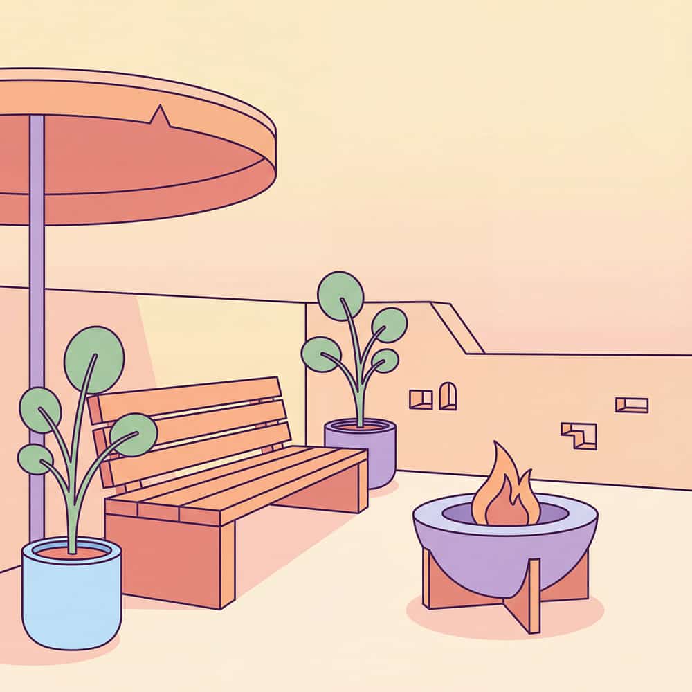 outdoor-calm-space-retreat-area therapy material