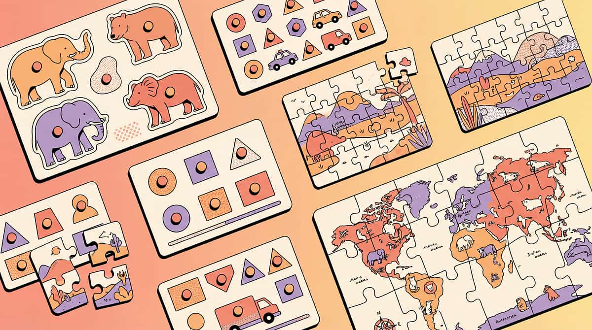 puzzles-fine-motor-development therapy material