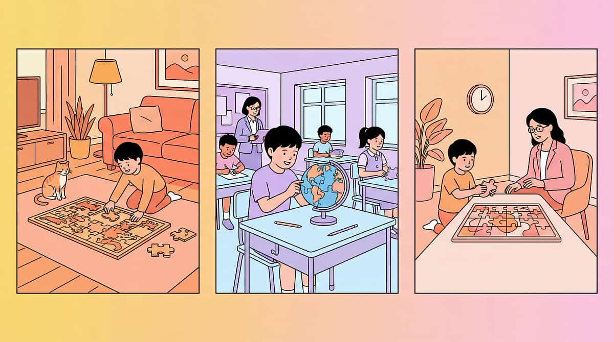 puzzles-fine-motor-development therapy material