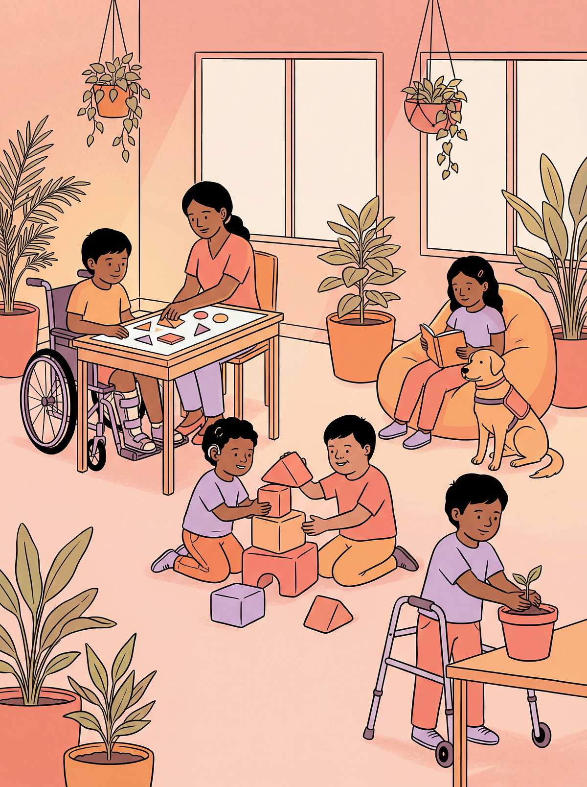 reinforcement-menus therapy material