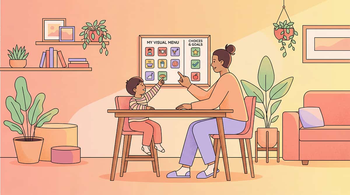 reinforcement-menus therapy material