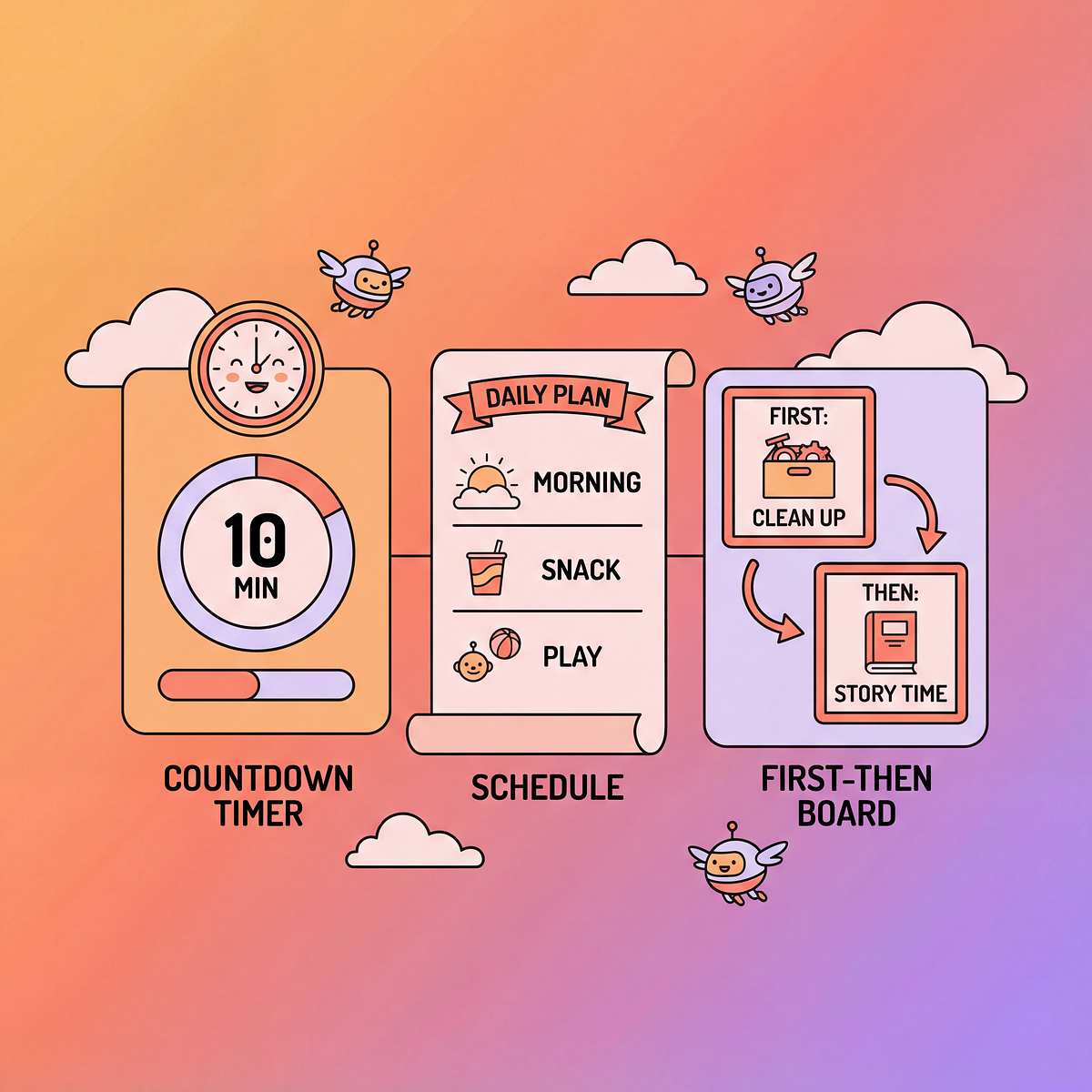 transition-warning-cards-cues therapy material