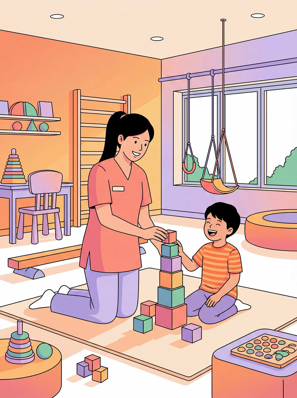 tunnel-crawling-tunnel therapy material