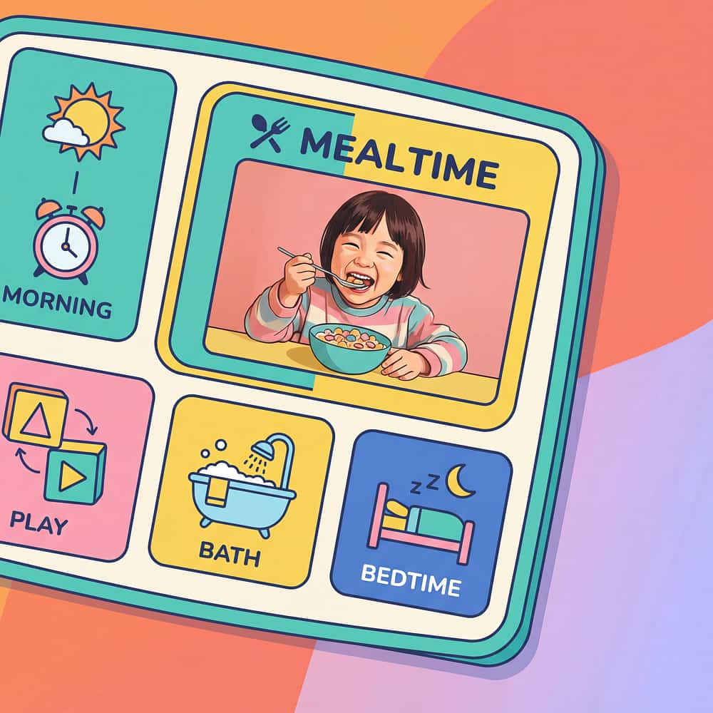 visual-schedule-system therapy material