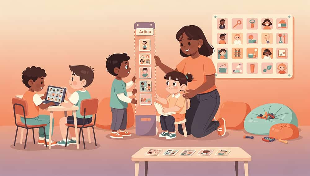 visual-schedule-system therapy material