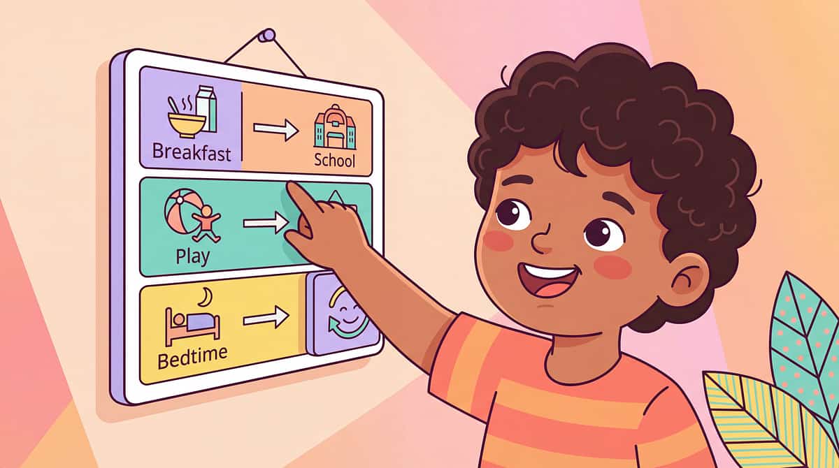visual-schedule-system therapy material