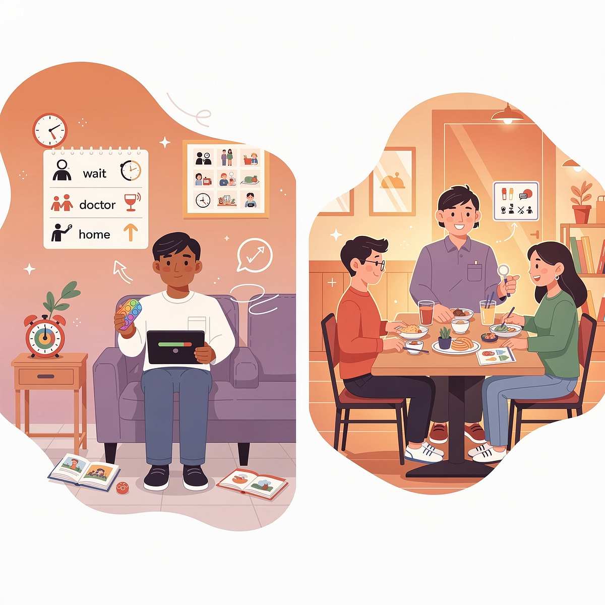 waiting-queue-supports therapy material