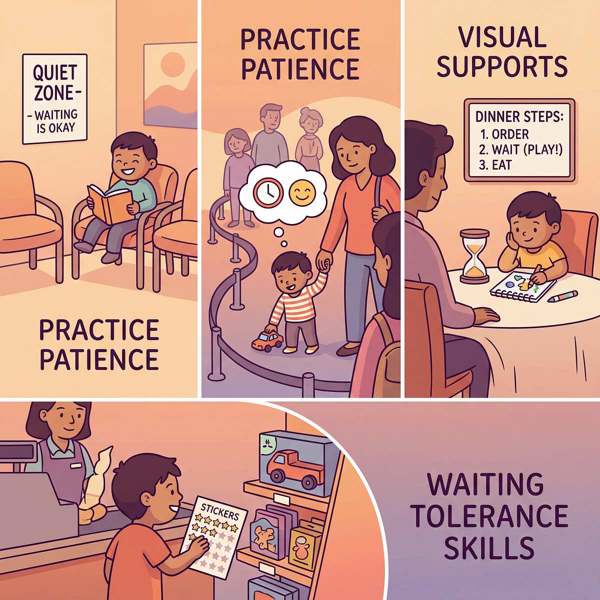 waiting-queue-supports therapy material