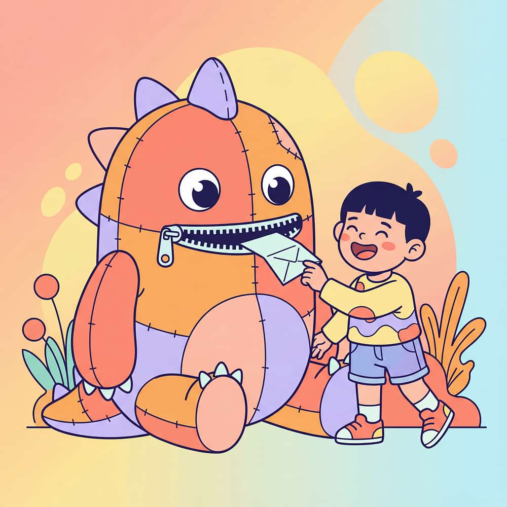 worry-eater-emotion-plush therapy material