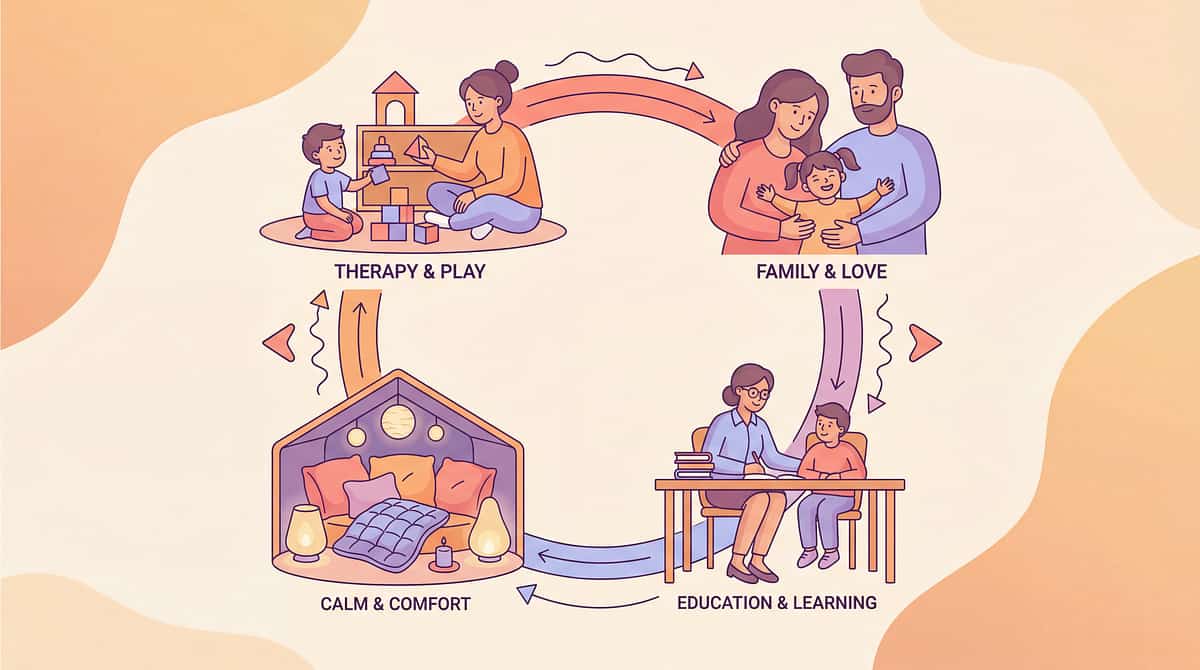 Self Regulation Kit Calm-Down Kit & Self-Regulation Toolbox for Autism | Pinnacle Blooms