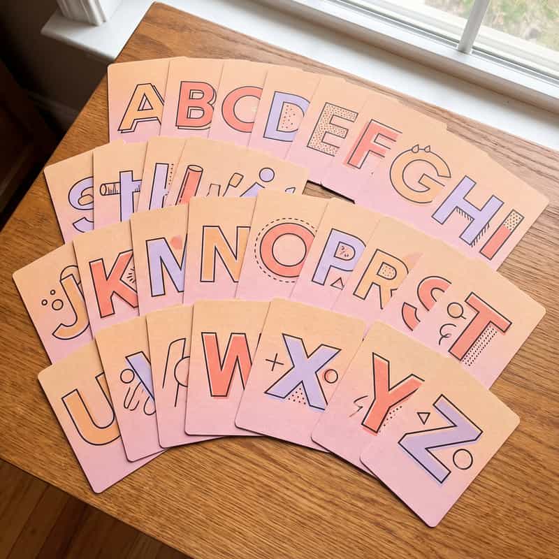 letter-alphabet-learning therapy material