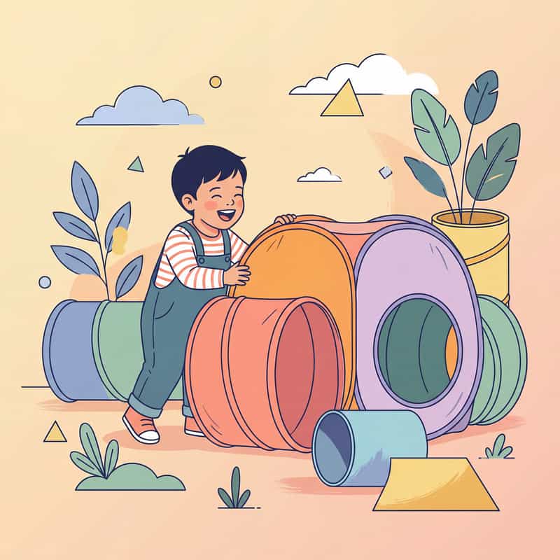 tunnel-crawling-tunnel therapy material