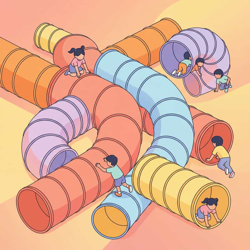 tunnel-crawling-tunnel therapy material